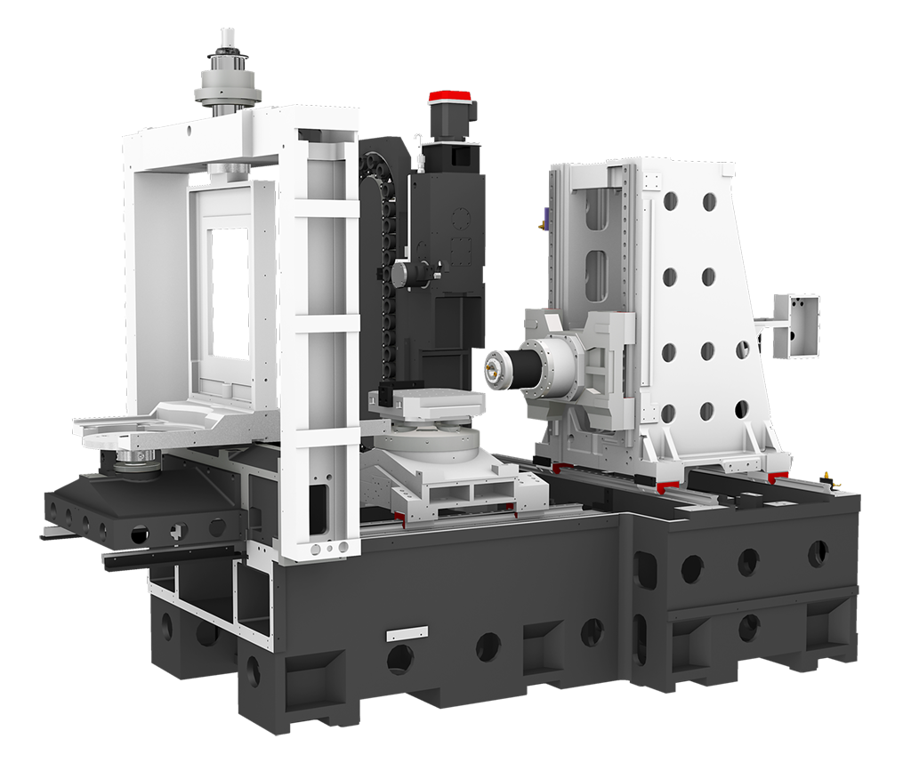 centru orizontal cnc HS4000 - batiu T inversat