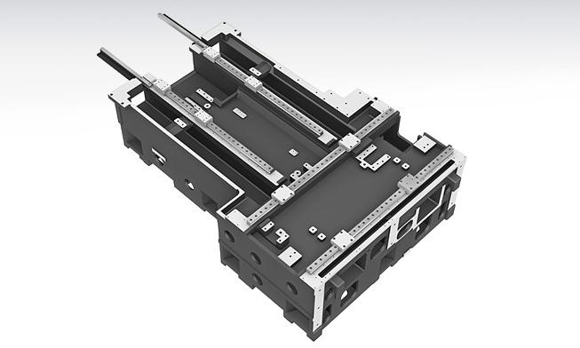 Ghidaj LM cu role de mare viteză - centru orizontal cnc HS5000